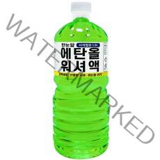 한눈알 에탄올 워셔액 사계절 식물성, 1.8L, 1개