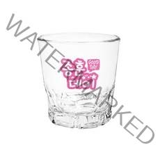 반달콤 주문제작 커스텀 베이직 소주잔, 07-2.좋은데이(핑크)