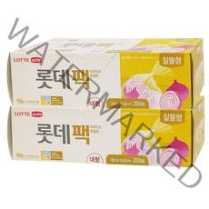 롯데이라이프 위생팩 알뜰형 대 30 cm x 40, 2개