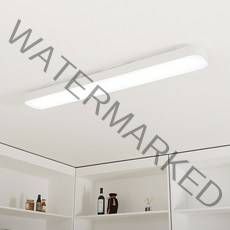 조명에반하다 LED 심플주방등 60W, 1개, 화이트