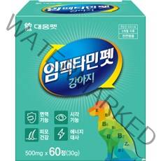 대웅펫 임팩타민펫 강아지 영양제 30g, 면역력 강화, 1개