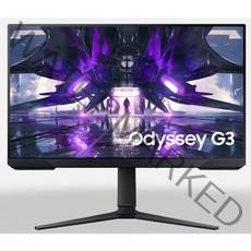 삼성전자 60.4cm FHD 오디세이 G3 게이밍 모니터, LS24AG300NKXKR