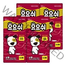 요요쉬 배변패드 소형 (40X48cm) 와인 플로랄와인향 50매, 4개