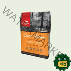 오리젠 고양이사료 오리지널 캣앤키튼 그레인프리 1.8kg 1개, 오리젠 사료 오리지널 캣앤키튼 1.8kg 1개