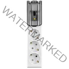 고용량 누전차단용 멀티탭 3구 WI-MC1637, 5m, 1개