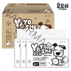 요요쉬 [요요쉬] 대용량 애견기저귀 여아용 4단계 90매 (30매 X 3P), 1