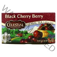 Celestial Seasonings 허벌 티 블랙 체리 베리 무카페인 20 티백 16 oz 44g