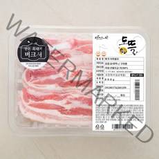 파머스팩 한돈 버크셔 흑돼지 미박삼겹살 구이용 (냉장), 800g, 1개