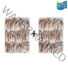 [바다식객] 손질된 쫄깃 절단낙지 1+1 500g 사이즈 M L, 2팩, L (500g+500g)