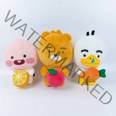 맥스토어 정품 카카오 인형 과일 리틀 라이언 튜브 어피치 캐릭터인형, 과일 리틀 튜브 25cm-당근