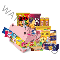 입짧은 하마의 사파리 여행 과자선물세트, 1세트, 12종