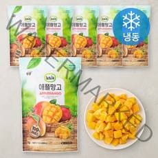 뉴뜨레 페루산 애플망고 다이스 (냉동), 1kg, 6개