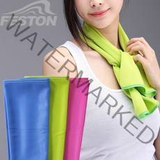 패스톤 아이스쿨링타올 국산 스포츠타올 비치타올, 고급형/그린, 1개