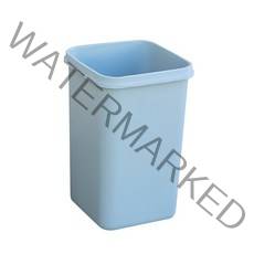 바이굿즈 뚜껑제외 정사각 종량제 휴지통 50L, 회색, 1개