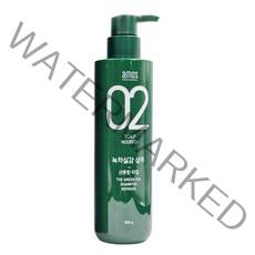 아모스 녹차실감 샴푸액 지성두피 탈모샴푸 500ml 1개