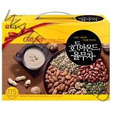 담터 호두 아몬드 율무차 115포 선물세트, 18g, 115개