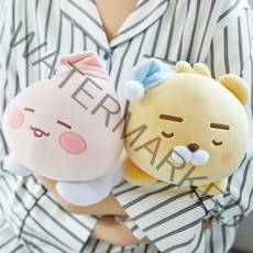 카카오프렌즈 안고자는 꿀잠 베이비 필로우 라이언 어피치 인형