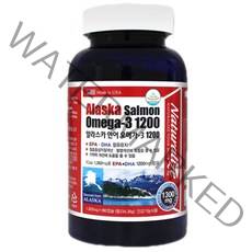 네추럴라이즈 알라스카 연어 오메가3 1200 1306mg X 180캡슐 6개월