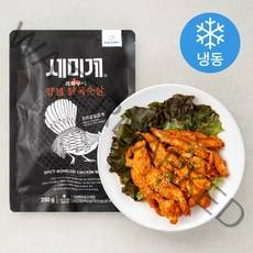 블루스트리트 세미계 양념닭목순살 직화구이 (냉동), 200g, 1개