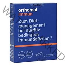 Orthomol 오쏘몰 이뮨 Immune 과립형 라즈베리 7일