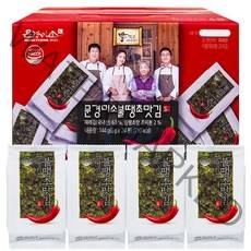 불땡초맛김 6g x 24봉 저염 매운김 도시락김 시즈닝 김 선물세트