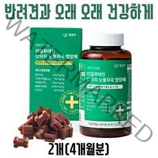 펫생각 강아지 눈 영양제 눈건강 눈물자국 백내장 녹내장 예방, 2개(4개월분)