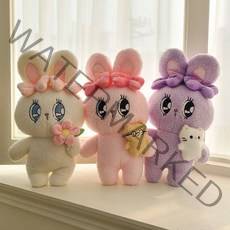 [토마솔리] 에스더버니인형 봉제인형, 핑크-곰
