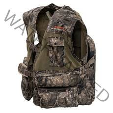 ALPS OutdoorZ 슈퍼 엘리트 4.0 카모 터키 조끼 조용한 면으로 제작 탈착식 접이식 시트 게임 가방 통화 및 스트라이커용 포켓 리얼트리 목재 M/L, Realtree Timber