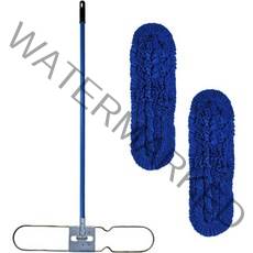 월드크린 극세사 리스킹걸레 90cm 2p + 리스킹 판자루, 1세트