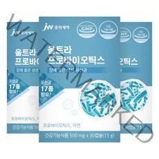 JW중외제약 울트라 프로바이오틱스, 30정(15g), 3개