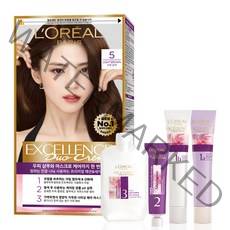 로레알파리 엑셀랑스 듀오크림 염모제, 5호 자연갈색, 1개, 96g