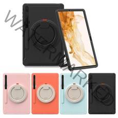 갤럭시탭 S8+ S7+ S7FE 마카롱 아머케이스, 블랙