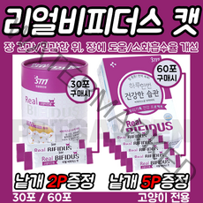 에스틴 리얼비피더스 고양이 유산균 + 낱개 증정 (30포 재생산), 1개, 리얼비피더스 캣 120g (2g*60포)