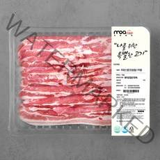 모아미트 미국산 옥수수먹인 암퇘지 돈삼겹 구이용 (냉장), 1kg, 1개