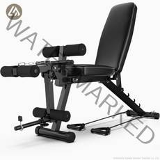 [국내배송]LMLL&PP 인클라인벤치 LM300 벤치프레스 싯업벤치, 까만색