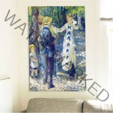세계 명화그림 오귀스트 르누아르 인테리어 와이드 액자 거실 집들이 개업 선물, (르누아르) 그네