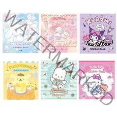 산리오 미니 스티커북 시나모롤 폼폼푸린 쿠로미 헬로키티 포차코 마이멜로디 스티커 모음