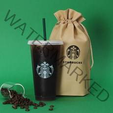 스타벅스 리유저블 콜드컵 709ml 텀블러 벤티 선물세트 답례품, 콜드컵+빨대+부직포