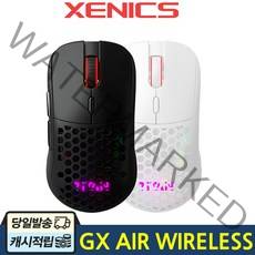 제닉스 TITAN GX AIR WIRELESS 타공 무선 게이밍 마우스, 블랙