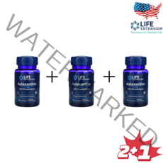 2+1 라이프익스텐션 아스타잔틴 인지질 헤마토코쿠스 조류 4mg 30정 이뮨 미토콘드리아