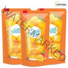 삼립 카페스노우 애플망고 에이드 230ml 30팩 편의점 파우치 음료