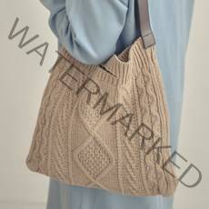 코코드림 더니트 꽈배기 숄더 에코백 YSL2009-1