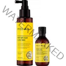 메디올 알시피 안티로스 두피청정 탈모완화 헤어토닉 120ml + 샴푸 100ml 세트, 1세트