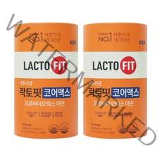 종근당건강 락토핏 생유산균 코어맥스 60포, 120g, 2개