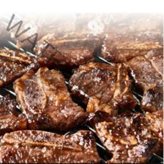 밥도둑놈 LA갈비 양념갈비 소갈비 미국산 초이스 캠핑용 구이용(1kg 2kg 3kg 4kg 5kg)-, 2개, 1kg