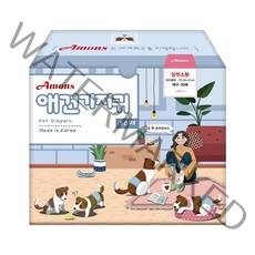 아몬스 암컷용 강아지 기저귀, 소형, 50매