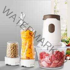 ANKRIC 전동 멀티 만능 다지기 블렌더 믹서기 분쇄기 3 in 1, HB-681