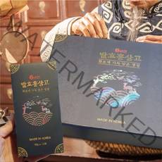 금산 인삼 6년근 발효 홍삼고 10gx30포(명절 부모님 건강 효도 선물 세트)쇼핑백포함