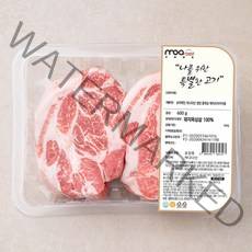 모아미트 캐나다산 보리먹인 암퇘지 통목살 에어프라이어용 (냉장), 600g, 1개