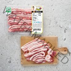 포크밸리 한돈 무항생제 인증 삼겹살 구이용 (냉장), 1kg, 1팩
